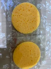 Esponja pulpa de madera Natural, 2 uds., compresa de celulosa, cosmético, Puff, lavado Facial, cuidado Facial, limpieza removedor de maquillaje
