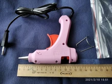 Pistola de pegamento de fusión en caliente Industrial, Mini pistolas con barras de pegamento de 7mm, herramienta de reparación térmica de temperatura de calor, accesorios DIY, 20W, UE