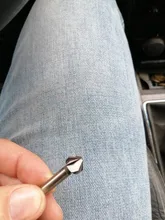 UCHEER-avellanador HSS de 90 grados, 3 flauta, cortador de chaflán de acero y madera, herramienta eléctrica de 4,5 a 50mm