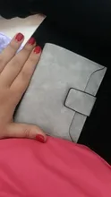 Cartera de cuero con broche para mujer, monedero pequeño y delgado, tarjetero, billetera y cartera de diseñador de marca de lujo, 2021
