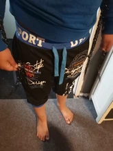 ZOGAA de verano de los hombres pantalones cortos casuales niños tejer longitud carta impresa Pantalones Hombre suelta entrenamiento corredor de ropa de calle de Fitness 2021 nuevo