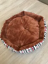 Basket Dog-Bed Small/medium Sofa Cat-House Sleeping-Bag Washable Printed Lounger