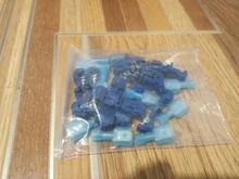 Conectores rápidos de Cable eléctrico, Terminal a presión de Cable de bloqueo de empalme, terminales eléctricos de crimpado, conector de Cable a prueba de agua, 50 uds. (25 juegos)