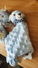 Toalla de apaciguamiento para bebé, Adorable manta de seguridad cuadrada suave, toallas de peluche de felpa, edredón, cojín para dormir, juguete para regalo