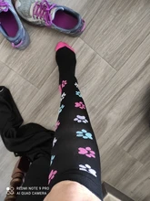 32 estilos calcetines de compresión Unisex Anti fatiga alivio del dolor medias de rodilla 20-30 MmHg para correr al aire libre calcetines de ciclismo embarazadas