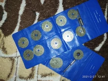 Mini disco de corte Dremel, herramienta rotativa de Muela de Diamante, hoja de sierra Circular, disco de diamante abrasivo