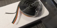 Cable-Wire Ribbon-Cable Rainbow-Ribbon Flat-Color 28AWG 10WAY 10P 5meters/Lot