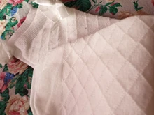 Calcetines hasta la rodilla para niños pequeños, calcetín largo de Ballet, algodón, con lazo