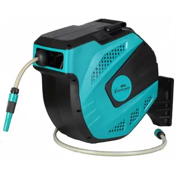 LUCIEN LE JARDINIER automatic wall with garden hose 25 m 
LUCIEN LE JARDINIER automatic wall with garden hose 25 m