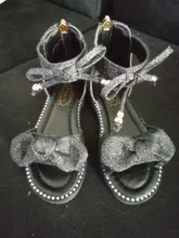 Sandalias de princesa con lazo y cremallera para niñas, zapatos planos para fiesta de bebés, novedad, verano, 2020, A857