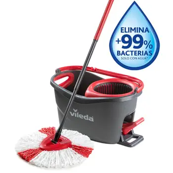 Vileda Easy Wring & Clean Turbo swivel mop and bucket set with Pedal Easy daily use cleaning
Vileda Easy Wring & Clean Turbo swivel mop and bucket set with Pedal Easy daily use cleaning