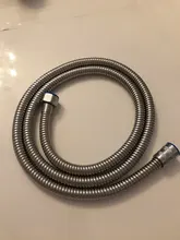 Manguera gruesa de ducha, tubería de agua blanda, cromada a prueba de explosiones, accesorios de baño, 1,5 m O 2m