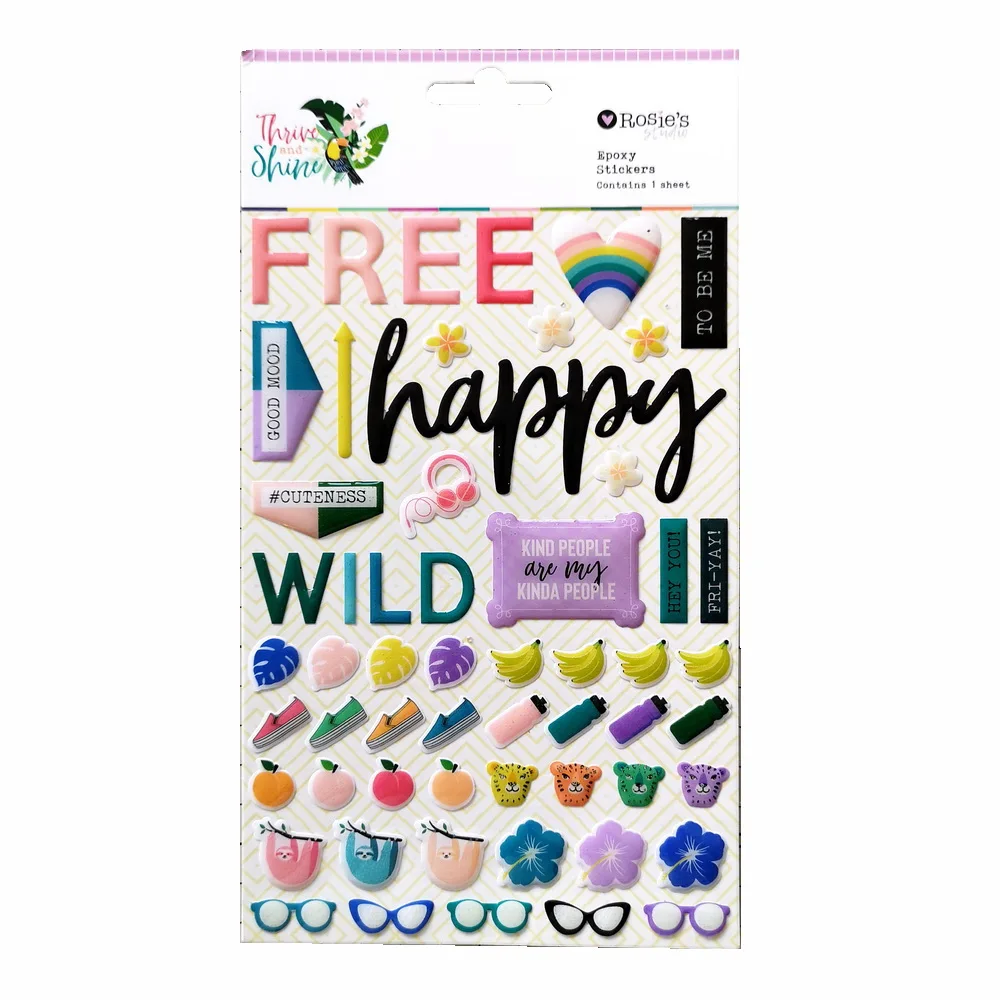 CRZCrafter Epoxy Stickers for Scrapbooking Card making Journal Self adhesive embellishments gift decoration
CRZCrafter Epoxy Stickers for Scrapbooking Card making Journal Self adhesive embellishments gift decoration