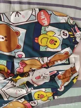 De dibujos animados de primavera pantalones pijamas de algodón las mujeres lindo de talla grande zapatos cómodo ropa de casa durmiendo pantalones estilo coreano