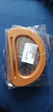 Bolsa de mango de moda hechos a mano bolso accesorio D forma de madera DIY luz ambiental círculo de madera de mango de madera de mano en mano