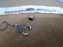 Modyle-anillos de escorpión estilo gótico Punk para hombre, anillos Retro con diseño de escorpión, joyería