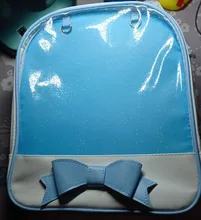 Claro transparente mochilas Harajuku Arco-Nudo de Itabags bolsas para la escuela adolescente chicas diseñador bolso Ita mochila Bolsa