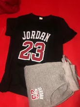 De moda de la calle carta 23 estampado de moda camisetas mujeres de primavera y verano Pantalones de dibujos animados sudor ropa de lana bolsillos pantalón Unisex