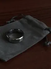 MOREDEAR-Anillo de titanio Color plateado para hombre y mujer, anillo brillante y opaco de 4mm, 6mm, 8mm