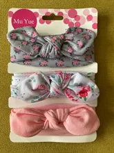 Diademas con estampado de Forwer para bebé recién nacido, turbante para niña pequeña, cinta elástica para el pelo, accesorios para el cabello para bebé, 3 unids/lote