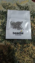 Abalorios de rodio de 2mm, 2g(100 Uds.), accesorios de joyería para DIY, cuentas para collar, pulsera, fabricación de joyas