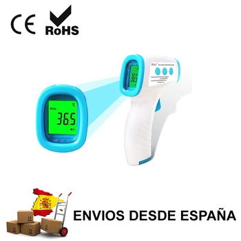Infrared thermometer without front contact for babies and adults, 3 in 1 Digital thermometer with fever alarm, with display
Infrared thermometer without front contact for babies and adults, 3 in 1 Digital thermometer with fever alarm, with display