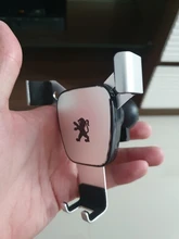 Universal soporte para móvil de coche soporte para aire acondicionado No magnético soporte para teléfono celular para Peugeot 206, 207, 307, 3008, 2008, 308, 408