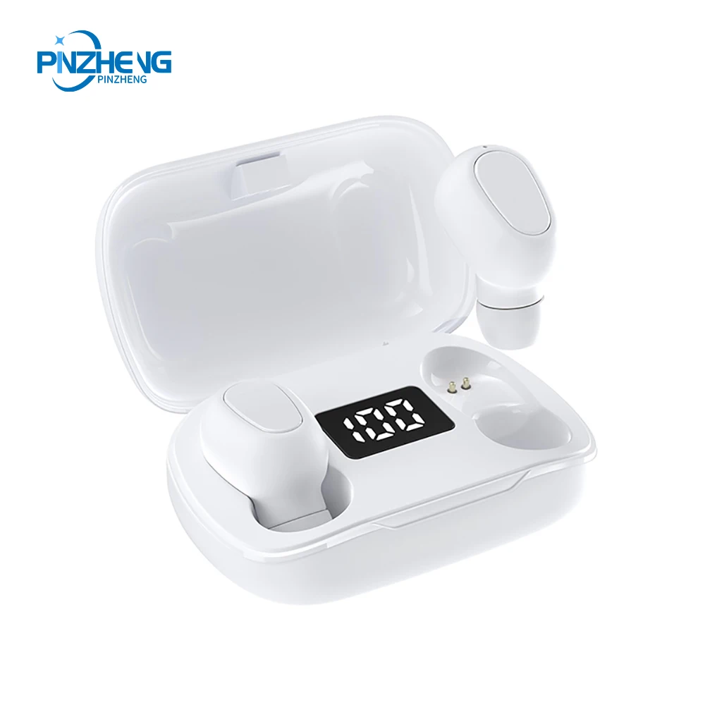 New PINZHENG Wireless Bluetooth Earphones LED Digital Display Simple Operation Noise Reduction Voice Control HD Call Earphones
New PINZHENG Wireless Bluetooth Earphones LED Digital Display Simple Operation Noise Reduction Voice Control HD Call Earphones
