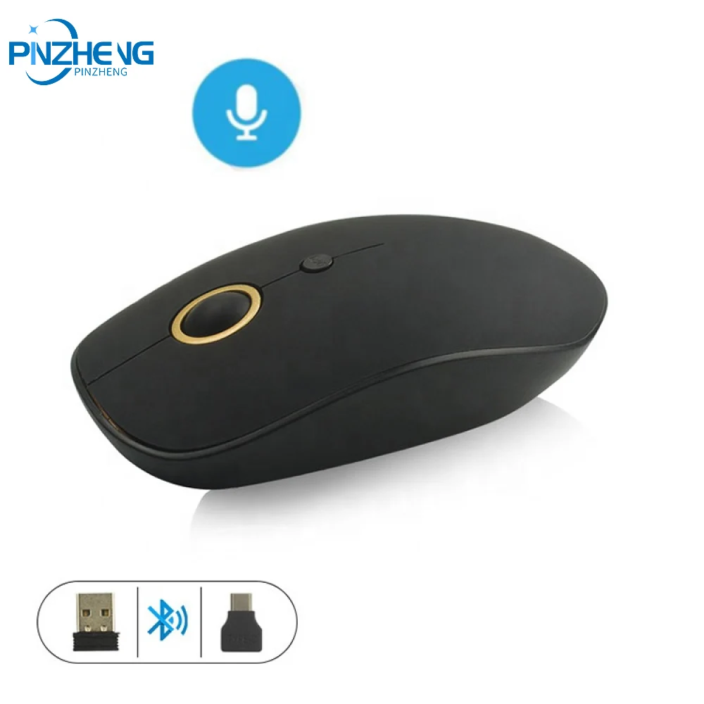 Wireless Smart AI Voice Mouse Rechargeable 2.4Ghz Bluetooth Dual Modes Mause 1600 DPI Wireless Mouse Silent Click Mute Mouse
Wireless Smart AI Voice Mouse Rechargeable 2.4Ghz Bluetooth Dual Modes Mause 1600 DPI Wireless Mouse Silent Click Mute Mouse