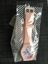 Nuevo de silicona Color caramelo estudiante ver chicas reloj de moda relojes Flamingo niños reloj de pulsera niños de dibujos animados reloj de cuarzo