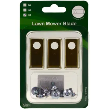 9x replacement blades/Titan cutting blades for Robot mower Honda Miimo 3000
9x replacement blades/Titan cutting blades for Robot mower Honda Miimo 3000
