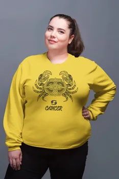 Angemiel Wear Cancer Crab Zodiac Yellow Women Sweatshirts
Angemiel Wear Cancer Crab Zodiac Yellow Women Sweatshirts