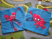 Funda de cojín de superhéroe de Marvel, 45x45cm, Spiderman, Caption America, impresión del Iron man, funda de almohada suave para decoración del hogar, regalo para seguidores