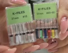 Herramienta Dental, Lima Endo K Cannal de raíz, 21mm, 25mm, 31mm, acero inoxidable, instrumentos para endodoncia, odontología dentista, Odontologia