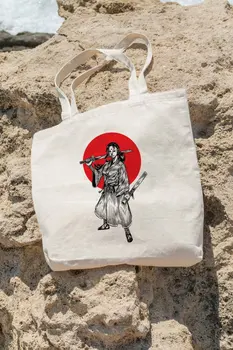 Angemiel Bag Samurai Women Shopping Beach Tote Bag 
Angemiel Bag Samurai Women Shopping Beach Tote Bag