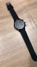 Pulsera de cuarzo para hombre, reloj deportivo masculino en material de acero inoxidable, con correa de cuero, estilo de negocios, a la moda, 2020