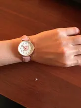 Sakura-reloj rosa para niña y mujer, reloj femenino para estudiante, a la moda, sencillo para chica, ropa con una flecha, reloj en forma de corazón