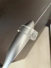 Tope de puerta de Gel de sílice transparente, tope de manija de puerta, perilla de protección de pared, parachoques, paredes, protector de muebles, 4 Uds.