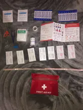 Kit de primeros auxilios de emergencia para familia, Kit de viaje deportivo, maletín médico para el hogar, coche al aire libre, 13/44 Uds.