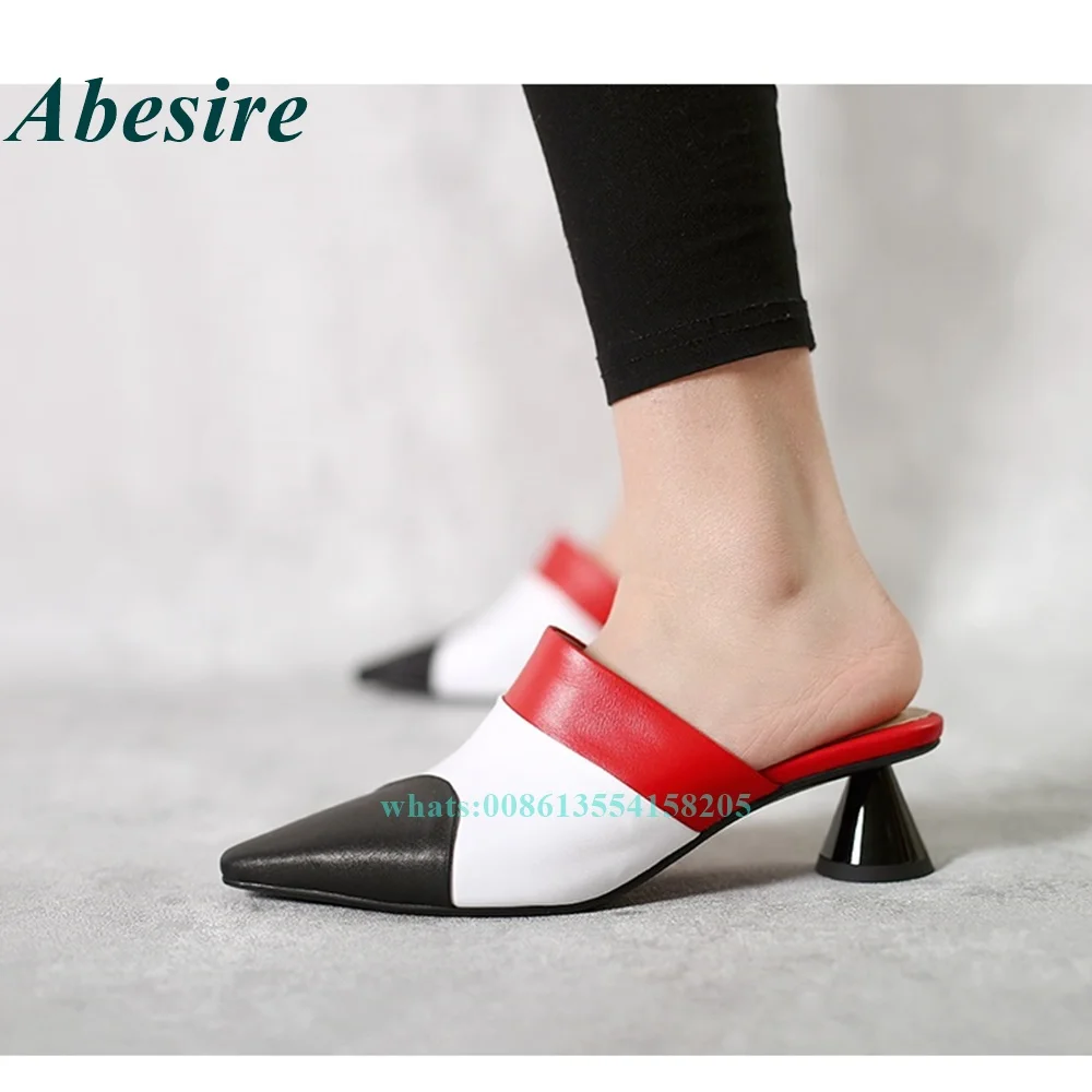 Мюли женские кожаные, заостренный носок, каблук средней высоты, пикантная обувь для офиса, разные цвета, лето 2022
Мюли женские кожаные, заостренный носок, каблук средней высоты, пикантная обувь для офиса, разные цвета, лето 2022