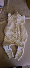 Suéter de tejido para bebé recién nacido de 0 a 24M, monos, pelele suave y cálido para otoño e invierno, monos con capucha para orejas de oso, chaquetas