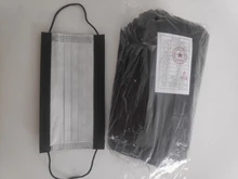 Mascarilla quirúrgica desechable con elásticos, máscara facial no tejida de 3 capas, transpirable, color rosa, azul, negro y blanco