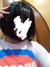 HAIRJOY Jet-Peluca de Cosplay, pelo sintético recto corto, fibra resistente al calor, color negro