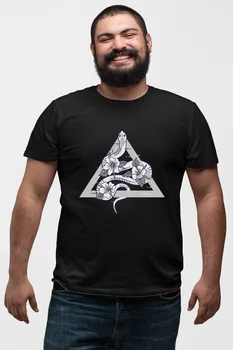 Angemiel Wear Triangle Flower And Snake Black Men 'S Cotton Big Size T-Shirt
Angemiel Wear Triangle Flower And Snake Black Men 'S Cotton Big Size T-Shirt