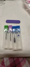 EasyNail-broca de taladro de acero de tungsteno para uñas, boquilla de carburo, removedor de Gel, limpiador de uñas, 3/32 pulgadas, 406502