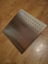 Top-Sprayer Brushed Shower-Head Square Nickel Stainless-Steel Rainfall High-Pressure