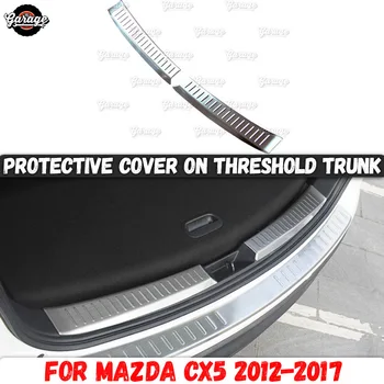 Protective cover on threshold trunk case for Mazda CX-5 2012-2017 Stainless Steel molding 1 set / 2 pcs decoration car styling 
Protective cover on threshold trunk case for Mazda CX-5 2012-2017 Stainless Steel molding 1 set / 2 pcs decoration car styling