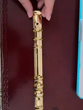 Clips de encuadernación de Metal de alta calidad, Clip de encuadernador de hojas sueltas, carpeta de archivos, aro de bricolaje, álbum de recortes, anillas circulares