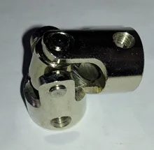 Acopladores de eje de motor de coche o barco en 2/3/3,17/4/5/6/6,35/8/10mm, juntas universales metálicas de acople para ejes