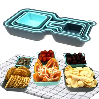 Ten-piece Storage Rainbow Tray Fruit Tray Foldable Snacks To Store Dishes Multiple Uses Soft Durable 10 Pcs
Ten-piece Storage Rainbow Tray Fruit Tray Foldable Snacks To Store Dishes Multiple Uses Soft Durable 10 Pcs